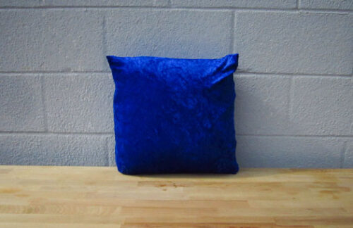 Royal Blue Velvet Pillow