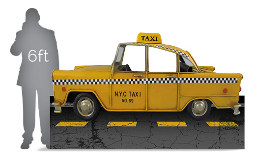 Vintage NY Taxi Cab Photo Op