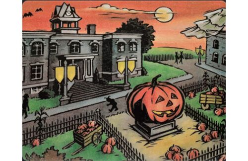 Halloween Town Photo Op 8ft x 10ft