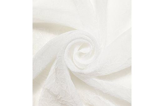 Crushed Nuvoille Sheer Drape, Ivory 14ft H x 10ft W Section 1 Crushed Nuvoille Sheer Drape, Ivory 14ft H x 10ft W Section