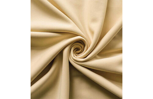 Champagne Poly Stretch Drape, 20' H x 10' W Section