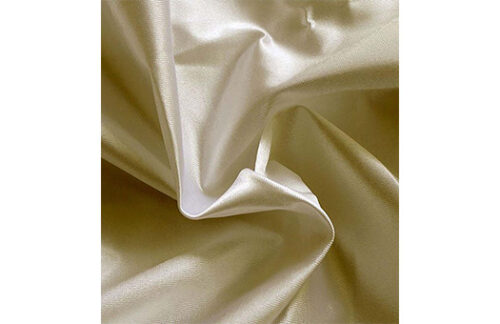 Polyknit Drape, Dove (Champagne) 14' H x 10' W Section