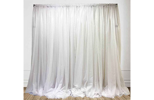 Drape: Sheer w/ Printed International Flags