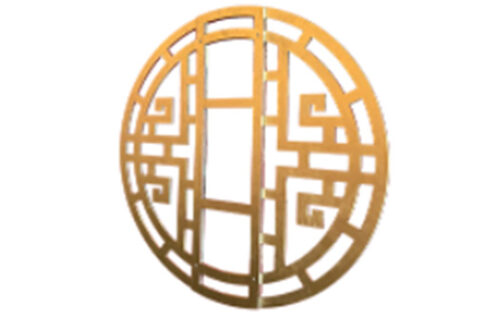 Round Wealth Symbol Gold