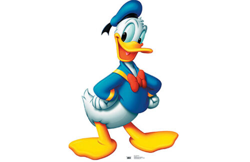 Donald Duck Cutout