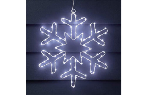 Snowflake Lights 14.5" Battery Operated