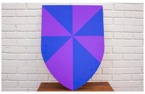 Shield, Purple and Blue