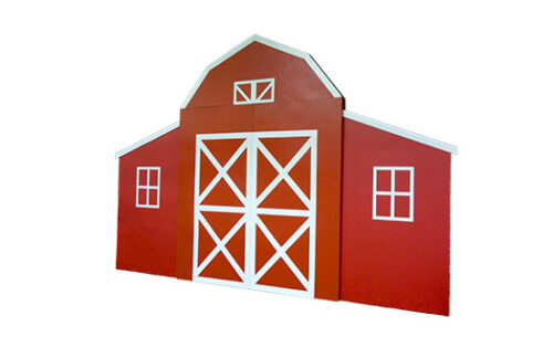 Red Barn Set, 16ft-Extended