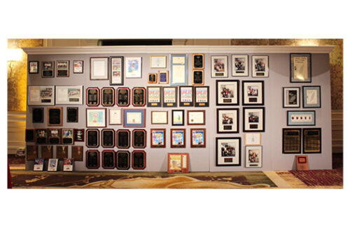 Commemorative Display Wall