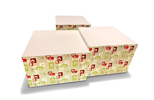 Cube Buffet Kit, 3 Colored Boomerang Cubes