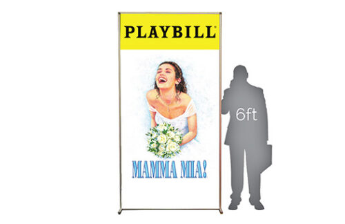 Lit Wall, Mamma Mia Playbill, 4x8
