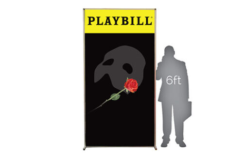 Lit Wall, Phantom of The Opera Playbill, 4x8