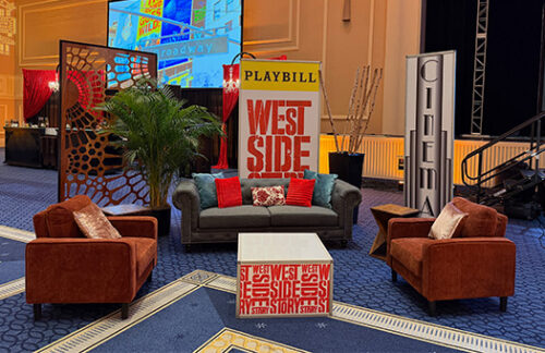 Blue Emma Mamma Mia Seating Group