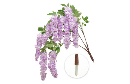 Interchangeable Wisteria Branch 34", Purple