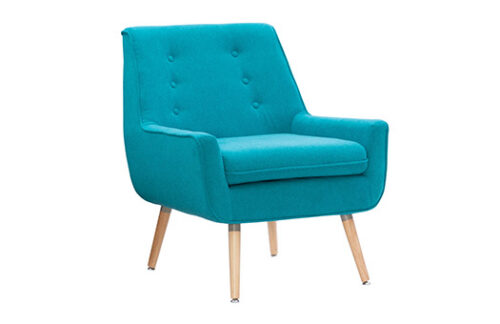 Trellis Accent Chair, Teal Blue