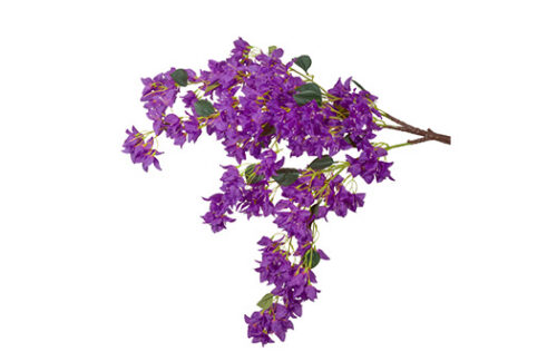 Interchangeable Bougainvillea Branch 34", Purple