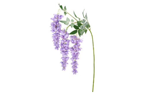 Wisteria Flower Branch 43", Lavender