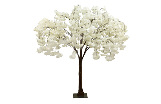 Drooping Hydrangea Tree 63", White