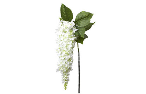 Hanging Wisteria Stem 47", White