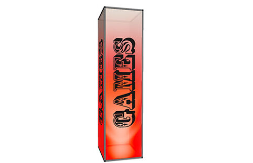 Carnival Lit Column, Carnival 8ft
