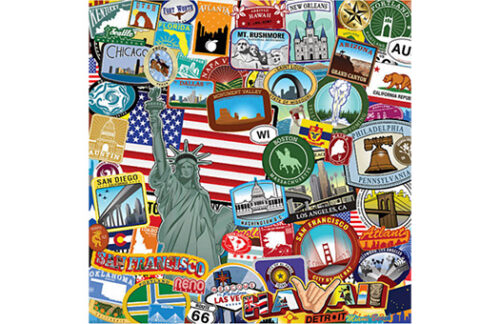 All Across America Tension Wall