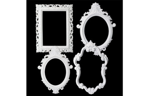 White Frame Set (Set of 4)