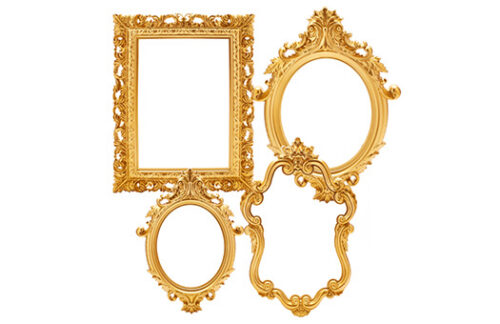 Gold Frame Set (Set of 4)