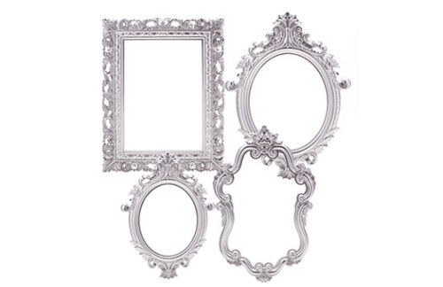 Silver Frame Set (Set of 4)