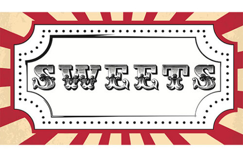 Sweets Circus Sign